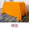 Toalhas de Mesa Impressas Transfronteiriças com Logo e Designs de Fonte para Promoção de Conferências e Exposições, Toalhas de Mesa Retangulares de Cor Sólida