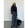 Pantalones Softshell Repelentes al Agua Nan Tao [Paseo Nocturno] para Mujer Otoño Invierno Exteriores Cortavientos Holgados Adelgazantes Casuales de Pierna Recta