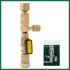 Herramienta de Extracción de Válvula de Aire Acondicionado de Coche, Válvula de Refrigeración Doméstica, Herramienta de Extracción de Válvula de Refrigerante, Herramienta de Retención de Flúor sin Fugas