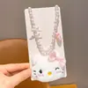 Dulce y Fresca Cadena de Gato con Cadena de Punto Ins para Otoño e Invierno Nueva Cadena de Suéter Muñeca de Dibujos Animados Diseño de Nicho Accesorios Únicos