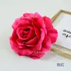 Rosa artificial al por mayor decoración de pared de flores para boda caja de flores de rosa de tela de seda diy rosa grande transfronteriza