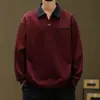 Sudadera de jacquard estilo americano con forro polar, sudadera gruesa de forro polar de moda para el invierno 2026