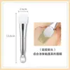 Brocha para Mascarilla Facial de Silicona con Cerdas Suaves Aplicador de Mascarilla Facial Herramienta tipo Espátula Especial para Salón de Belleza