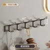 Gris Gun Aluminio Espacial Toallero Sin Taladro Baño Inodoro Estante Montado en Pared Inodoro Toallas de Baño