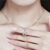 Colar Trevo de Quatro Folhas para Mulheres Cravejado com Zircônia Estilo Coreano Simples Temperamento Corrente Clavicular para Mulheres Joia Versátil Presente