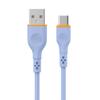 Nuevo cable de datos de silicona líquida tipo C, línea de carga rápida para teléfonos móviles Huawei, Apple y Android, venta al por mayor.