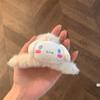 Diadema Lingna Beier de Corea del Sur, linda pinza para el cabello peluda, diadema de felpa con orejas de conejo Delu, horquilla para el cabello con lavado de cara de dibujos animados