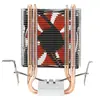 Disipador de calor de doble tubo de calor de cobre puro para CPU, ventilador silencioso, para escritorio