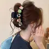 Pinza para el pelo coreana estilo Yiwu, pinza de tiburón floral de alta gama de lujo primavera-verano, nuevo accesorio para el pelo de garra dulce 2026