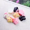 Mini Accesorios de Resina de Gato de Dibujos Animados Pegamento de Crema DIY Funda de Teléfono Cuerda para Pasador Flor para Zapato Colgante de Pulsera Taza de Agua