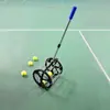 Recogedor de pelotas de tenis Isenway cesta para recoger pelotas entrenador de tenis recolector entrenador de múltiples pelotas