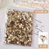 Manicura de diamantes de Año Nuevo champán plano diamante de cristal de forma especial tamaño grande pequeño mini gota de agua amor diamante joyería para uñas