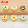 Nuevas Donas Coloridas Simuladas, Juguetes de Comida, Accesorios de Resina con Pegamento de Crema DIY, Accesorios para el Cabello, Colgantes, Adornos Decorativos