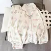 2026 Nuevo Set de Pijama Dulce para Mujer de Manga Larga y Pantalón Largo, Ropa de Casa, Algodón Nube Delgada, Venta al por Mayor para Celebridades de Internet