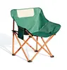 Silla de Picnic al Aire Libre, Silla Plegable Ligera, Silla Reclinable, Silla Luna de Camping, Silla de Pesca