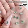 Pedrería sin base, decoraciones de arte de uñas terminadas, pedrería de arte de uñas mixta de colores, accesorios de arte de uñas de diamante K9 súper brillantes