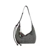 Bolso Hobo Minimalista Tejido para Mujer 2026 Nuevo Estilo de Nicho Bolso de Hombro Único tipo Albóndiga con Textura para el Viaje Diario Casual