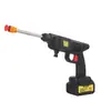 Pistola de Agua para Lavado de Autos de Alta Presión Portátil Doméstica Personalizada Inalámbrica Autocebante Pistola de Agua Pequeña de Enjuague Batería de Litio Artefacto de Lavado de Autos de Alta Presión