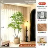 2026 Planta Verde Artificial Nandina Planta em Vaso Alto Padrão Luxo Leve Decorativa para Chão de Sala de Estar Flor Árvore Artificial Grande