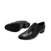 Zapatos de Cordones de Cuero con Punta Afilada de Nuevo Estilo para Hombre, Zapatos Derby de Cuero Genuino de Moda, Zapatos Formales Versátiles de Tendencia para Hombre