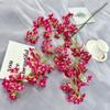 Nuevo Producto Transfronterizo Flor Auspiciosa de Flor de Durazno Simulada Decoración Interior para Sala de Estar, Comedor Flor Falsa Diseño Floral Arreglo Floral Flor Artificial