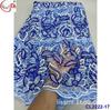 5 jardas cada peça de organza de perfuração africana com renda solúvel em água para terno renda com cordão de organza
