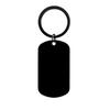 Amazon Acero Inoxidable en Blanco Marca Militar Colgante de Pareja Multiestilo Marca Militar Personalidad Grabado Láser en stock Venta al por Mayor