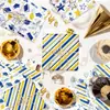 Wx-Azul Temporada de Graduación Papel Sydney 17g Dulce de Regalo Papel de Envoltura a Prueba de Humedad Estrella Raya Papel Decorativo de Copia