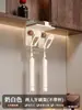 Portacepillos de dientes estilo vintage, instalación sin taladro, para baño, debajo del gabinete del espejo, colgado invertido para vaso de enjuague bucal y estante de almacenamiento de cepillos de dientes