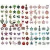 Set Mixto de 200 Accesorios de Aleación con Goteo de Aceite en 10 Colores para Pulseras, Aretes, Llaveros, Colgantes y Dijes de Dibujos Animados DIY