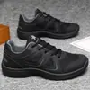 Novo Estilo Treinamento Físico Modelo de Exportação Sapatos de Treinamento Pretos Tênis de Corrida Ultra-Leves Respiráveis Sapatos de Borracha Resistentes ao Desgaste Venda por Atacado Sapatos Masculinos
