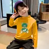 Ropa Interior Térmica de Forro Polar con Cuello Medio para Niños Otoño/Invierno Ropa Interior Casual para Bebé Ropa de Otoño Camiseta Versátil de Manga Larga para Niños