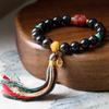 Pulsera al por mayor de auténtico agarwood blanco de Nha Trang vietnamita, de múltiples círculos para mujer, pulsera de cuentas de oración budistas Qi Nan