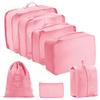 Conjunto de Armazenamento de Viagem com Compartimentos para Organização Fácil, Conjunto Multifuncional de Sete Peças para Organização Doméstica e Armazenamento Portátil
