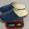 Pantuflas de Algodón con Cuña de Comercio Exterior para Mujer, Talla Grande, Nuevo Estilo Otoño e Invierno 2025, Suela Gruesa, Forradas de Felpa, Sin Cordones, Puntera Cerrada, Medias Zapatillas, Wish