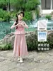 Conjunto Tutu Elefantinho Estilo Chinês para Meninas 2026 Verão Novo Roupa Infantil Camisa de Boneca Calça Repelente de Mosquitos Conjunto de Verão para Bebê