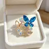 Broche Nuevo Estilo Coreano Broche de Pedrería Aleación Galvanizada que Conserva el Color Accesorios para Ropa de Mujer Fabricante Broche en Stock Transfronterizo