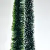 Decoraciones Navideñas Transfronterizas, Verde Oscuro con Lentejuela de Borde Blanco, Decoraciones para Fiestas, Guirnaldas Festivas, Cintas de Colores, Cintas Teñidas, Cintas Encriptadas