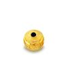 Venta al por mayor Accesorios de joyería DIY chapados en oro real Cuentas sueltas Pulsera de oro arena vietnamita Accesorios de cuentas redondas esmeriladas
