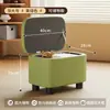 Taburete de Almacenamiento al por Mayor, Taburete Pequeño Multifuncional, Taburete para Cambiarse los Zapatos, Taburete de Almacenamiento para la Puerta de Casa, Taburete Bajo, Taburete con Asiento de Bolsa Suave