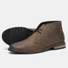 Zapatos de Hombre de Gran Tamaño Transfronterizos Botas del Desierto Retro Botas Polo Clásicas Color Pulido Estación Independiente de Amazon Comercio Exterior