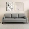 Sofá de Dois Lugares Minimalista Estilo Italiano Feito de Tecido Técnico Lavável, Adequado para Apartamentos Pequenos, Salas de Estar e Casas de Aluguel, Popular nas Redes Sociais