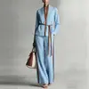 Traje Casual Transfronterizo 2026 para Mujer, Conjunto de Dos Piezas Elegante con Bloques de Color para Primavera y Verano: Camisa Cardigan y Pantalones de Pierna Ancha