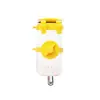 Bebedouro Automático para Pets Pendurado, Bebedouro de Grande Capacidade para Pets com Torneira de Aço Inoxidável, Fonte de Água para Cães e Gatos de Montar na Parede para Pets de Todos os Tamanhos, Fácil de Instalar