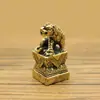 Bendición Propicia Creativa Fu Hu Mini Montículo de Piedra Manillar Pieza de Juego Adornos Decorativos de Escritorio Artesanía de Regalo