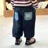 Calças de Menino Outono e Inverno Forradas com Lã Calças Compridas de Bebê 2025 Novo Inverno Calças de Moletom Infantil Roupa de Inverno Calças Casuais de Menino