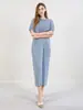 Vestido Elegante Estilo Francês Feminino Verão 2024 Novo Conjunto de Duas Peças com Xale Protetor Solar para Férias na Praia