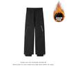 Pantalones de Esquí en Stock con Faldón para Nieve, Cortavientos e Impermeables, Corte Holgado, Talla Grande, Pantalones de Nieve, Pantalones de Senderismo para Exteriores, Unisex