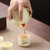 Juego de Regalo de Taza de Té Qianli Jiangshan Taza de Maestro de Cerámica Taza para Preparar Té Kung Fu en Casa Regalo para Eventos de Negocios