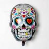 Nuevo Globo de Película de Aluminio Pirata Transfronterizo Fiesta Temática de Halloween Barco Pirata Calavera Globo de Papel de Aluminio Diseño Decorativo